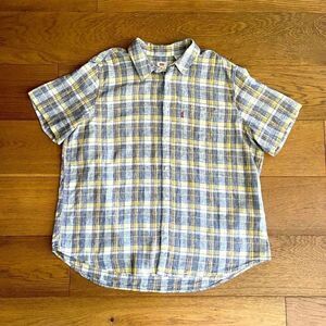 🔥 Levi’s Men’s 1-Pocket Button-Up Shirt – XXL – Linen Blend 🔥